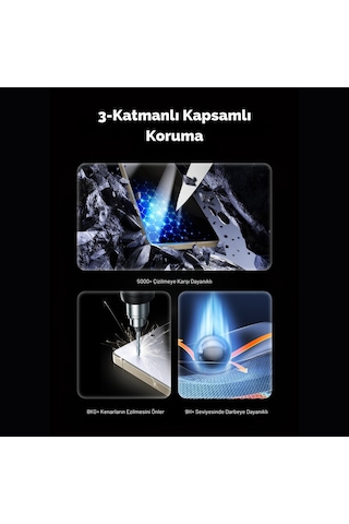 Safeus Tam Kaplayan Ekran Koruyucu Cam , Samsung S26 İle Uyumlu