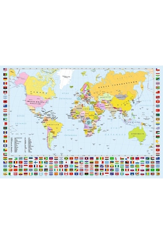 Anatolian 260 Parça Dünya Haritası 3319