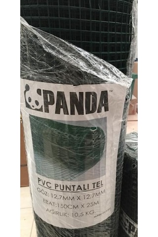 Pvc Kaplı Puntalı Tel Panda 12X12 8,4Kg 120Cm