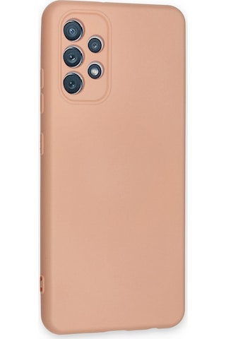 Newface - 958 - Samsung Galaxy Uyumlu A13 4g Kılıf Nano İçi Kadife Silikon - Csmo-tex - - Pudra