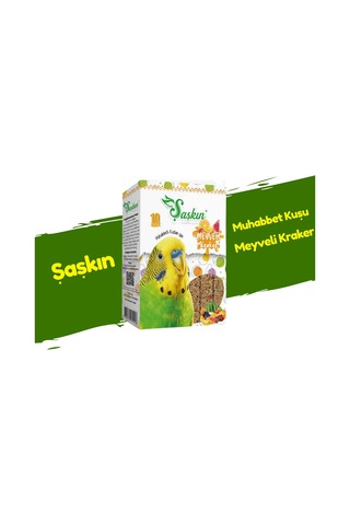 Energy Muhabbet Kuşu Meyveli Kraker-100 Gram-2 Paket-20li
