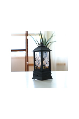 Youtek Korkunç Desenli Halloween Led Feneri, Cadı Ve Kafa Figürlü Dekoratif Aydınlatma, Ev Bahçe Partisi Dekoru, Pil İle Çalışır Diğer