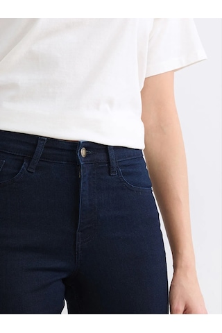 Lc Waikiki Lacivert Yüksek Bel Mars Flare Kadın Jean Pantolon