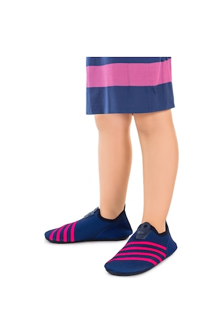 Kiko Kids Enigma Havuz Plaj Kız Çocuk Deniz Ayakkabısı 7501 Lacivert - Fuşya Lacivert - Fuşya