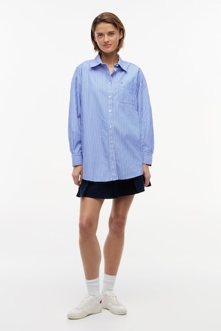 Tommy Hilfiger Tjw Kadın Oversize Essential Asil Mavi/çizgili Gömlek Ext-16428