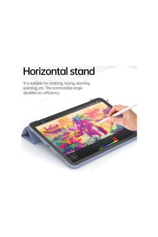 Galaxy Uyumlu Tab A9 Plus 11 İnç Kılıf Kalem Bölmeli Renkli Standlı Zırh