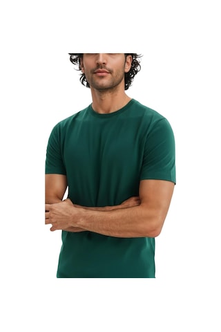Ar-ma Erkek Bisiklet Yaka Tişört Regular Fit Pamuk Süprem Basic Baskısız Y31344408002 Yeşil XL