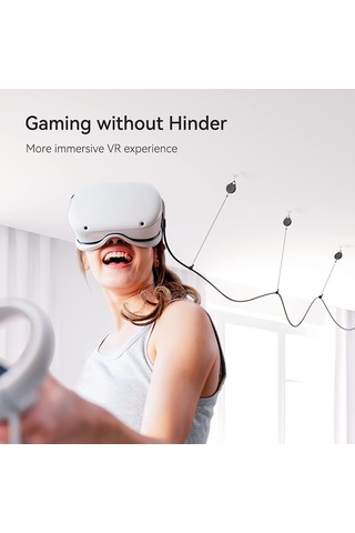 Kıwı Design Vr Kablo Yönetimi, 6 Paket Vr Makara Sistemi - Siyah