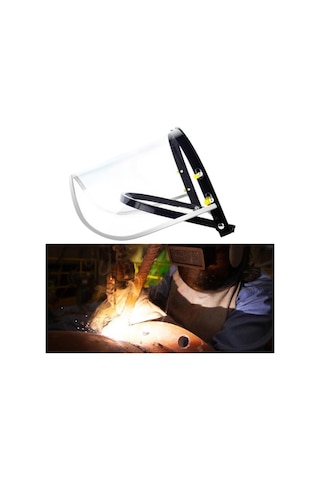 Trendooze Yüz Yüz Yönlü Şeffaf Öğütme Koruyucu Koruyucu Kalkanı Hava Çok Çalışmaları Ayıklama Açık Ot