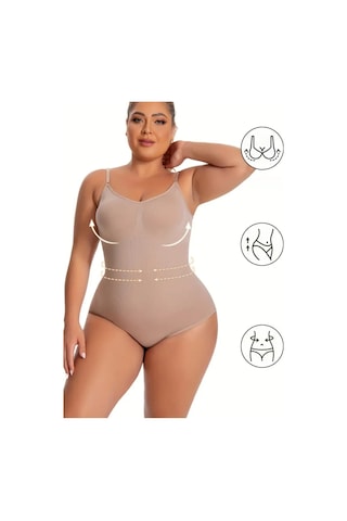 Mistirik Mamey Model Bel Göbek Ve Karın Sıkılaştırıcı Seamless Çıtçıtlı Korse Ten Renk8 Ten