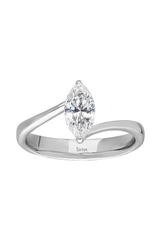 Sirius 0,70 Karat Markiz Kesim Pırlanta Tektaş Yüzük 0823R0135