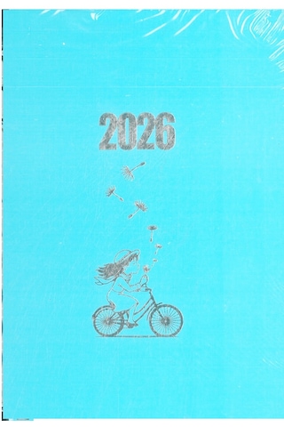 Özkan 2026 Gizli Spiralli Ajanda 12x17 Buz Mavi Buz Mavi