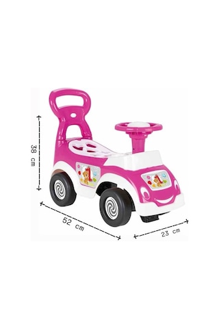 Bul-tak İlk Arabam - Çocuk İlk Adım Ve Bultak Oyuncak Eğitici 52 Cm Aktivite Arabası Pembe