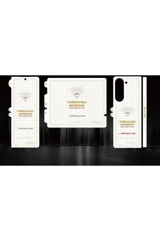 Kilifone - Samsung Uyumlu Galaxy Z Fold 5 - Ekran Koruyucu Ön Ve Arka Kasa Koruyucu Narr Tpu Koruma Jelatin