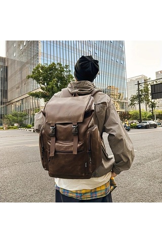 Xuweiwei Erkekler Büyük Kapasiteli Çok Bölmeli Sırt Çantası - Black Large Capacity Multi Function "value":"mavi"