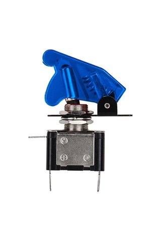 Lemestar 12v 20a Mavi Ledli Araba Kayar Devre Kesici, 16mm Metal Tutucu, Kolay Kurulum, Işıklı Fonksiyonlu Anahtar