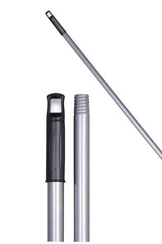 Vileda Fırça Sapı 1 Metre Gri Oto Fırçası Ve Yer Sil İle Uyumlu Dayanıklı Temizlik Sapı 2 Li Set