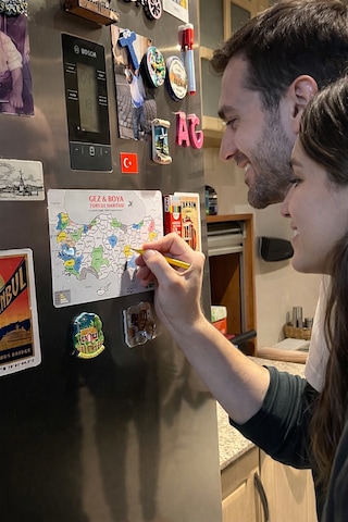 Gez Boya Türkiye Haritası Magnet Mıknatıslı 81 İl Seyahat Ve Boyama Haritası Standart