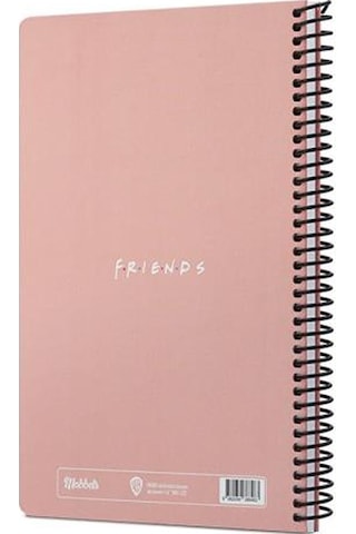 Mabbels Friends Youre My Lobster Spiralli Not Defteri Pembe 80 Yaprak Kareli 17x24cm Pembe