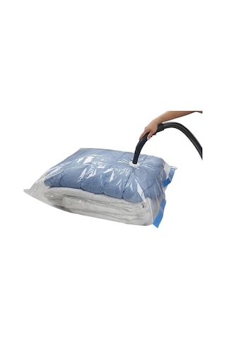 1 Adet Büyük Boy 70 Cm X 100 Cm Battaniye, Vakumlu Hurç, Vakumlu Poşet Şeffaf