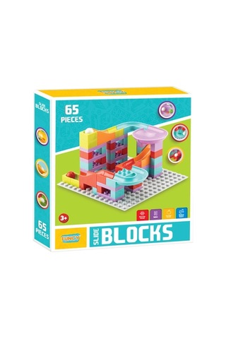 Funcy Slide Blocks 65 Parça Oyun Seti Cg055