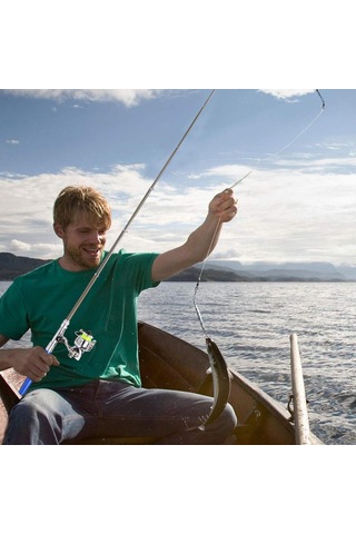 Neevoyu 39cm Cep Balık Olta Seti - Paslanmaz Çelik, Otomatik Sarımlı, Tatlı Ve Tuzlu Su İçin