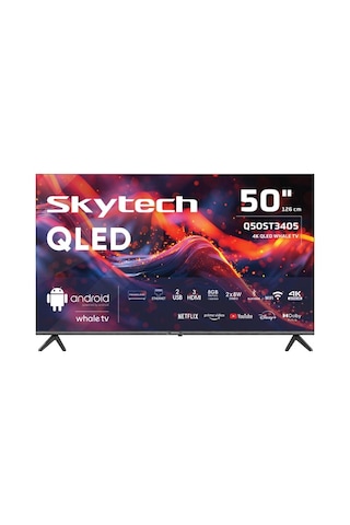 Regal Q50ST3405 65" 4K Ultra HD 50 127 Ekran Uydu Alıcılı Smart QLED TV