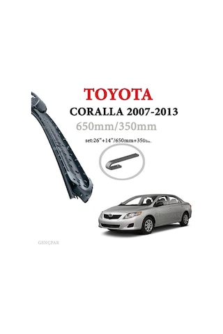 Toyota Uyumlu Coralla Silecek Takımı 2007-2013