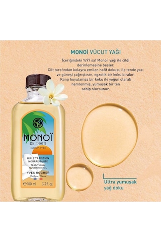 Yves Rocher Monoi Saç ve Vücut Yağı 100 ML