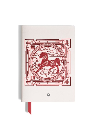 Montblanc The Legend Of Zodiacs The Horse Orta Boy Defter 134715 Beyaz
