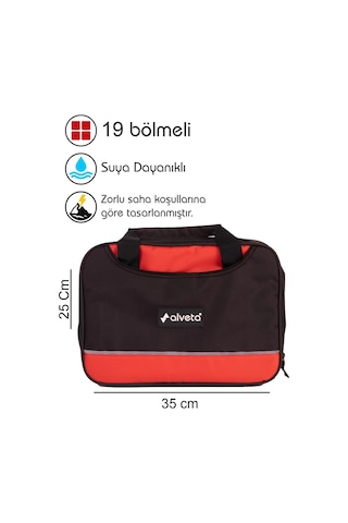Alveta Profesyonel Elektronikçi Kamera Güvenlik Sistem Teknisyenleri Servis Saha Çantası S Boy 86842 1 Adet