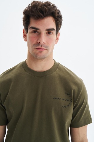 AR-MA Arma Erkek Regular Fit Basic Süprem % 100 Pamuk Yandan Ve Arka Cepli Şort Y29344279402 Haki