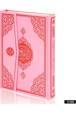 Merve Yayınları Kur'an-ı Kerim Bilgisayar Hatlı Pembe Renk Orta Boy