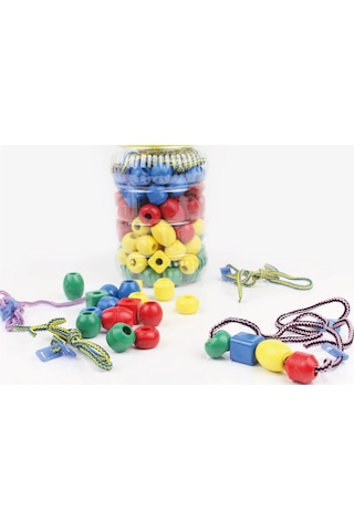 Plastik İpe Boncuk Dizme