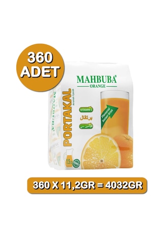 Mahbuba Portakal Aromalı Soğuk Toz İçecek 360x11.2gr