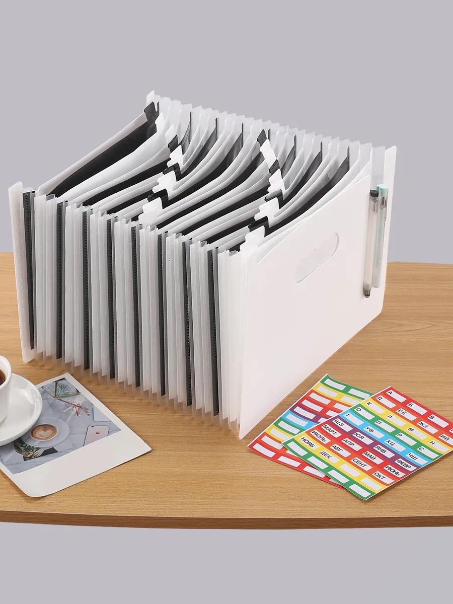 Leseven Masaüstü Belge Ve Kağıt Saklama Organizer Klasörü A4 246780284 Beyaz