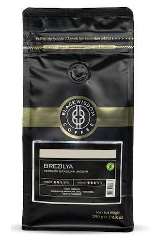 Hisar Filtre Kahve Brezilya 250 Gr Cerrado Brazılıan Jaguar Filtre