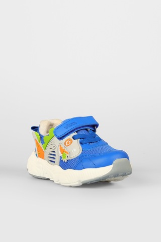 Vicco Tuna Baskılı Erkek Bebek Saks Mavi Spor Ayakkabı Saks Mavi