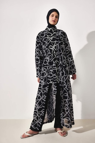 Defacto Regular Fıt Baskılı 3lü Burkini Mayo G8874ax26smbk27 Siyah-bk27