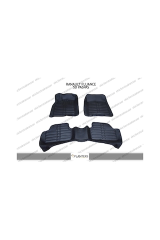Ekiciler Renault Fluance 5D Paspas Siyah