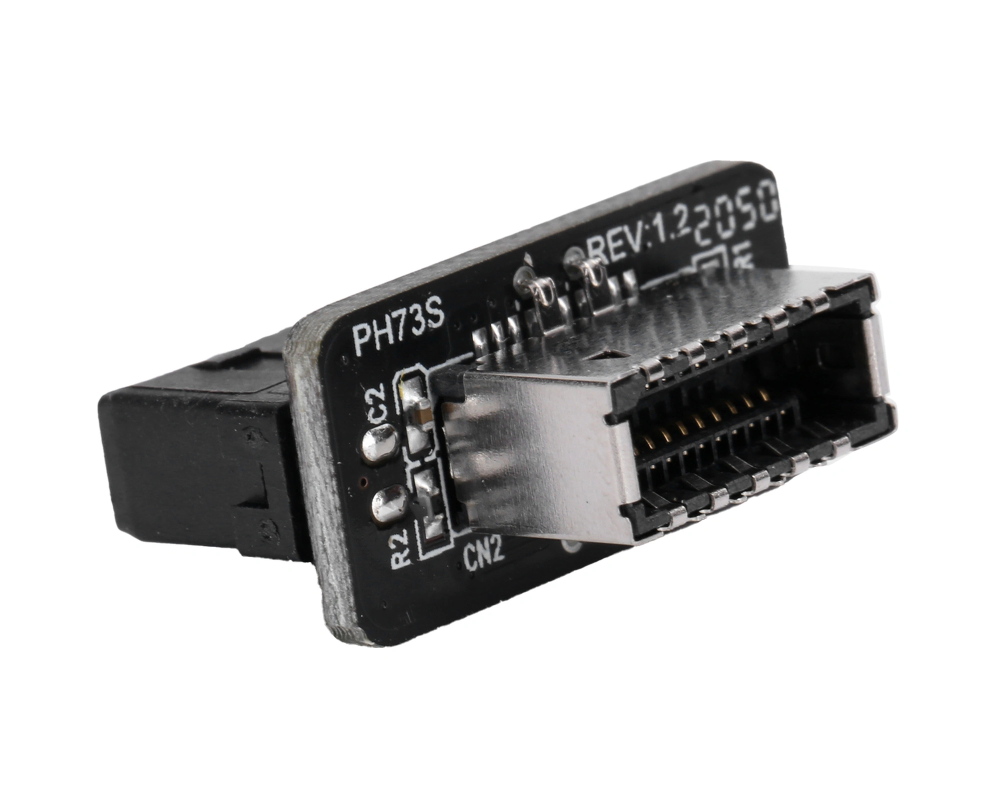 Xiyyadms Anakart Usb3.0/3.1 19p/20p'den Type-e'ye 90 Derece Dönüştürücü, 10gbps Hızlı Veri Transferi, Ön Panel Type-c Bağlantı Portu