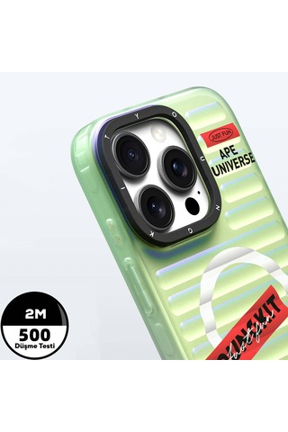 Apple iPhone 16 Pro Max Uyumlu Kılıf Magsafe Şarj Özellikli Youngkit Chameleon Serisi Kapak Kırmızı