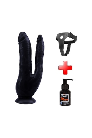 Lilitu Shop Chisa Rubicon Belden Bağlamalı Realistik Çatal Zenci Dildo Penis