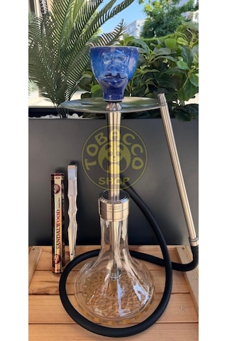 E24 Big Boss Eco Çelik Seri Gold & L6 Lady Phunnel Nargile Lülesi Sandal Ağacı Tütsü Hediyeli