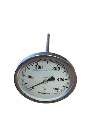 100 MM 500 C Derece 40 Cm Dalma Boylu Bahçe.köy.pide Fırın Termometresi