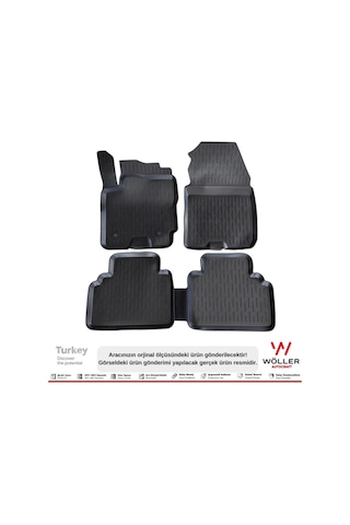 Ford Courier Paspas 2014 2023 Arası 3d Havuzlu Paspas