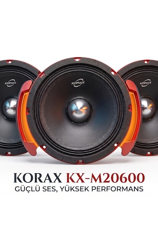 Korax Kx-m20600 Oto Hoparlör Takımı 2 Adet