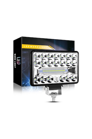 Off Road 4 İnç Led Çalışma Lambası 12-24v Traktör Tır Kamyon Atv Yüksek Performanslı Sis Farı Metal Kasa