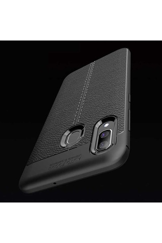 Samsung Uyumlu Galaxy A10s Kılıf Zore Niss Silikon Kapak Siyah