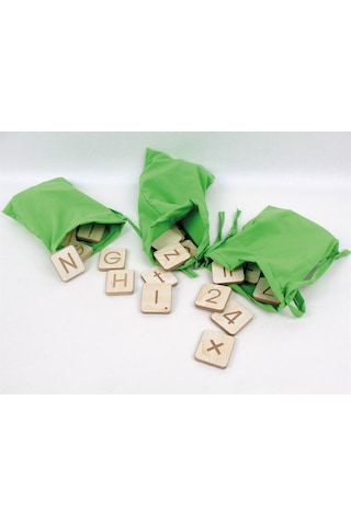 Sayıları Ve Alfabeyi Öğreniyorum Ahşap Akıl Ve Zeka Oyunları Büy